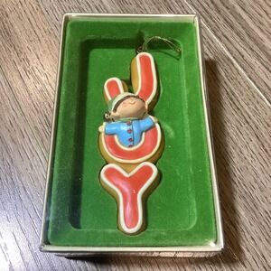 Hallmark Tree Trimmer Collection JOY‎ Christmas Ornament Gingerbread Child